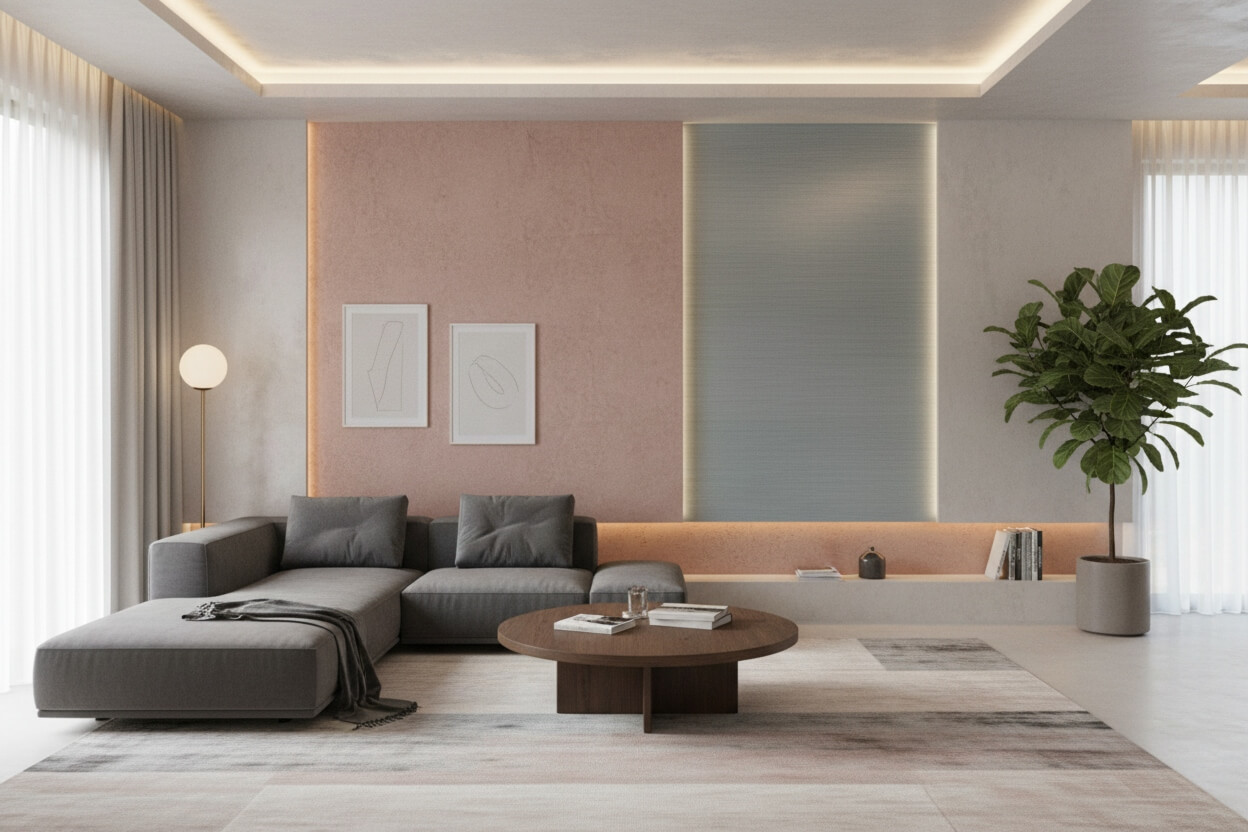 Какие материалы используют для декоративных покрытий стен