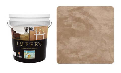 Штукатурка мокрый шелк SETA D'AUTORE золотистые блестки 4 л