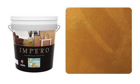  Штукатурка перламутровый песок DOROTEA золотая маленькая зернистость 4 л 