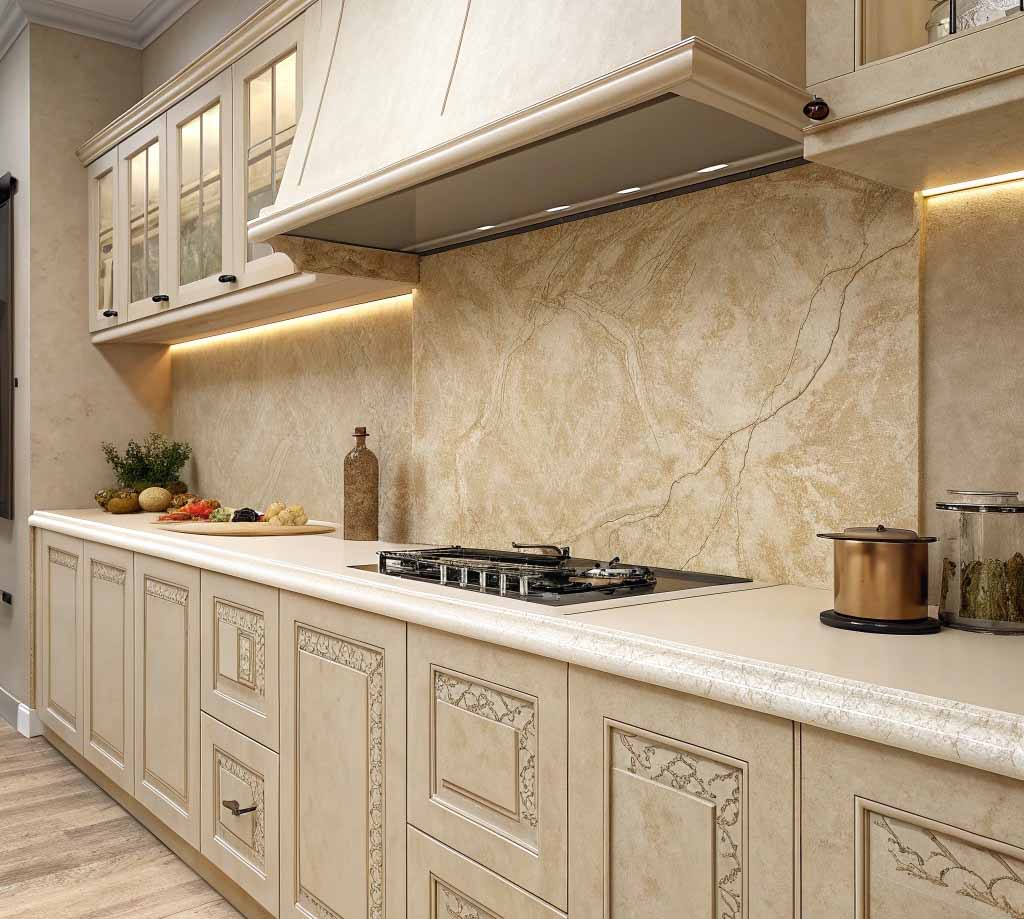 Декоративные покрытия для кухни: красиво и практично